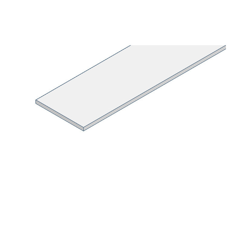 Plat aluminium 100x6 mm - 2.5m