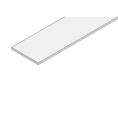 Plat aluminium 100x6 mm - 2.5m