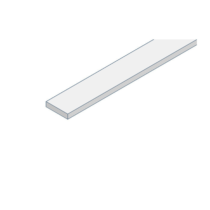 Plat aluminium 50x10 mm - 2.5m