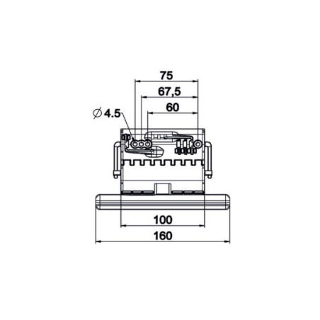 Verrou octoclick 1 maillon, lame de 8 ou 14 mm,  tube octogonal