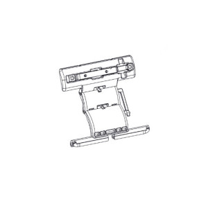 Verrou pour tube octo 50/60 octoeasy 2 maillons pour lame de 8 mm (dessin)