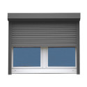 Volet roulant rénovation à treuil lames aluminium DP42