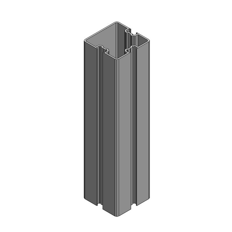 Poteau en aluminium