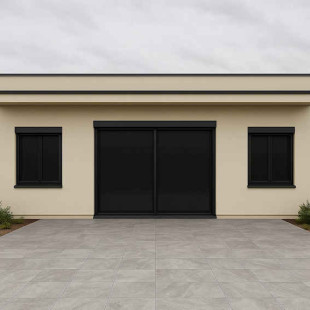 Moustiquaire électrique gris 7016