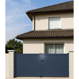 portail gris 7016