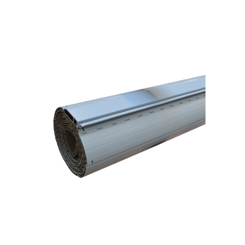Enroulement d'un tablier de volet roulant PVC