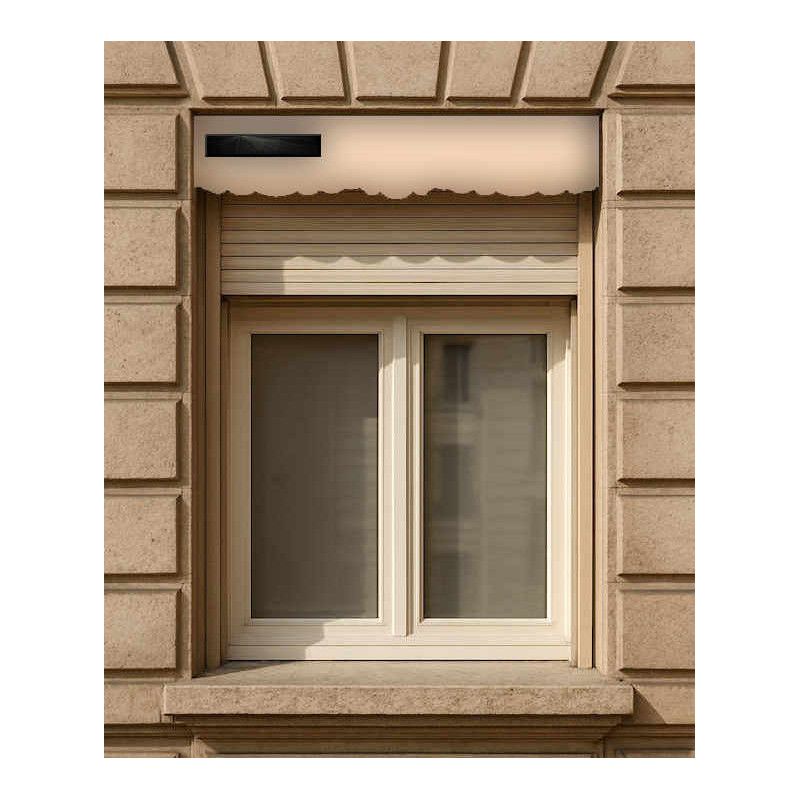 volet solaire nuance avec lambrequin
