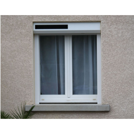 Volet solaire fenêtre blanc
