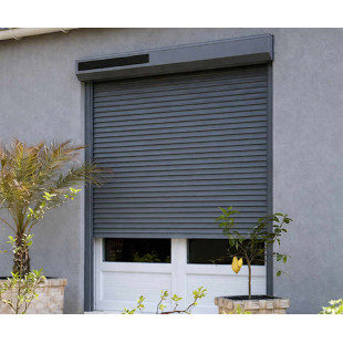 volet solaire quart de rond gris anthracite