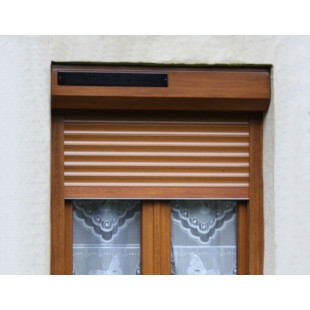 Volet solaire chene doré