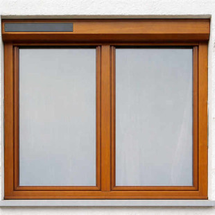 Volet solaire somfy chene doré