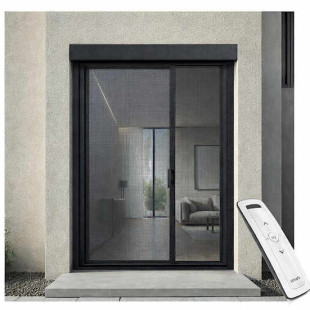 Moustiquaire motorisée noir sable 2200