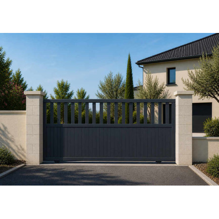 Portail coulissant aluminium