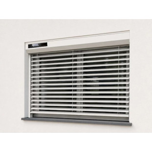 brise soleil orientable solaire blanc