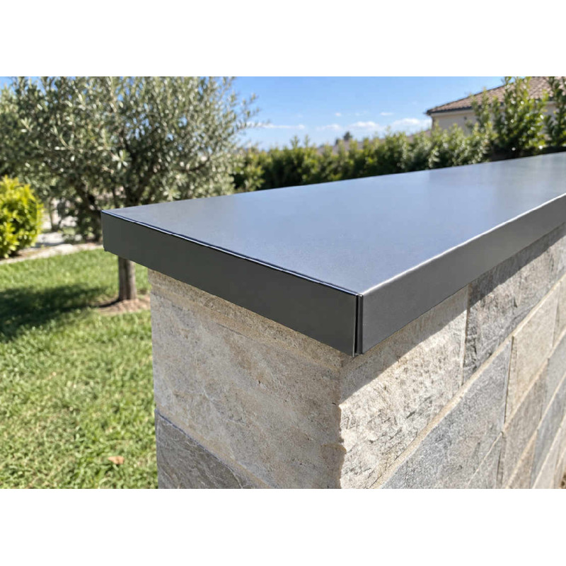 Couvertine muret aluminium