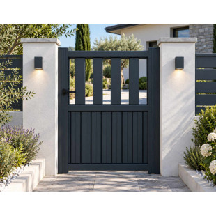 Portillon gris 7016 modele loire