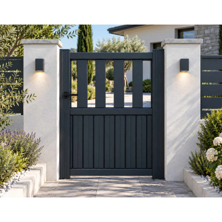 Portillon gris 7016 modele loire