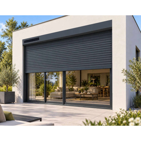 Volet rénovation solaire grande dimension RS100 io | Alu renforcé