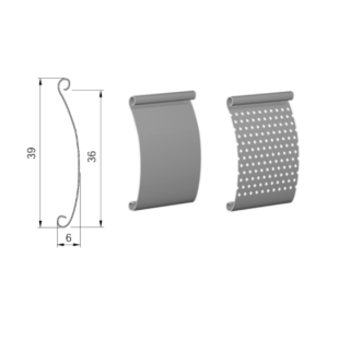 Dimensions lames volet roulant mono paroi