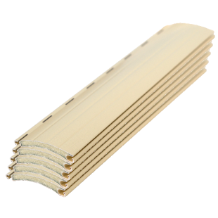 Pack de 5 lames aluminium 37x8 - Long. 1,6 mètres