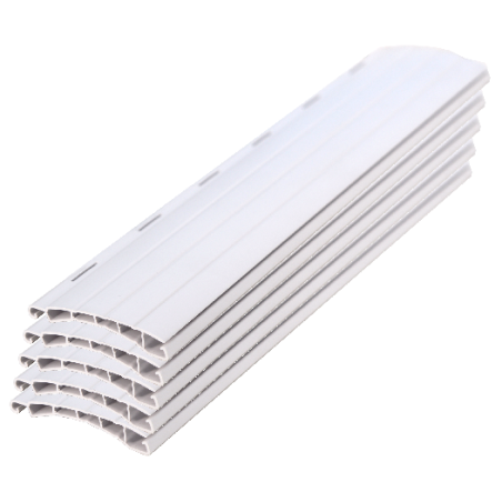 Pack de 5 lames PVC 37x8 - Long. 1,4 mètres