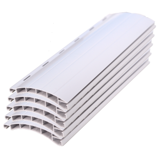 Pack de 5 lames PVC 55x8 - Long. 1,4 mètres