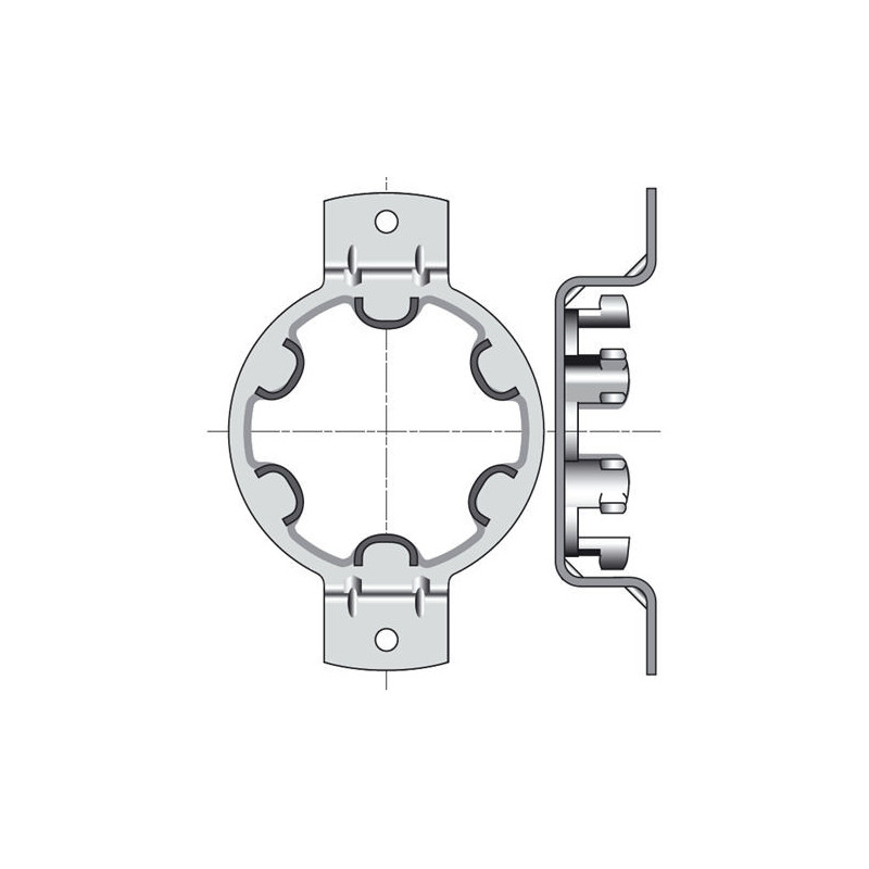 SUPPORT LT50 PLASTIVAL/SPPF ENT. 90 MM