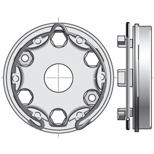 SUPPORT MOTEUR LT 50/60 ENTRAXE 42-43-44