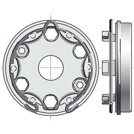 SUPPORT MOTEUR LT 50/60 ENTRAXE 42-43-44