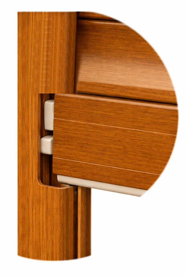 Butée de lame finale permettant le reglage automatique des fins de course