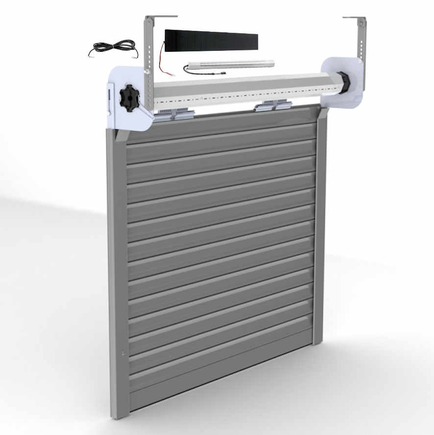 Volet roulant solaire pour coffre existant traditionnel