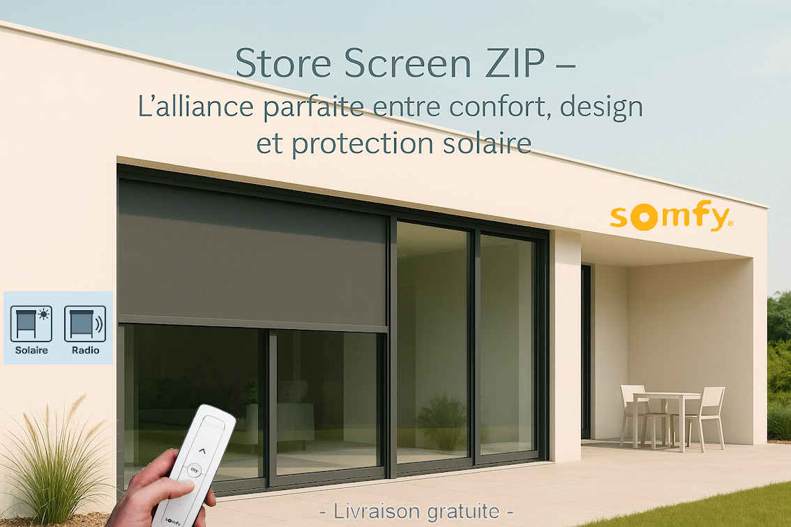 Store screen gris radio