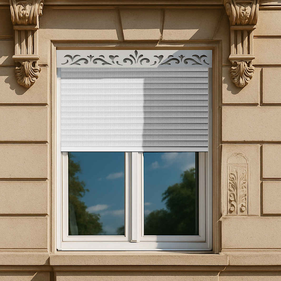 Climavolet lae microperforée avec lambrequin