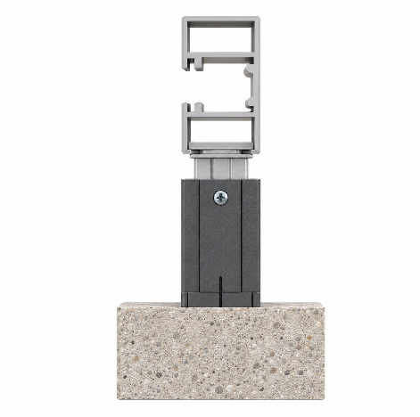 Pose sur équerre (mur)